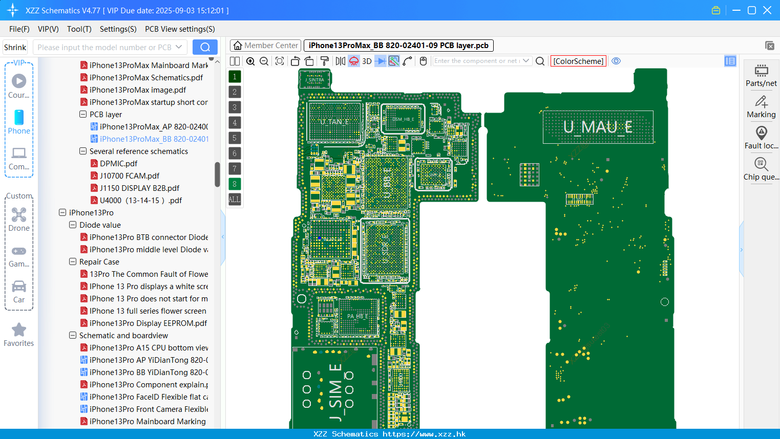 IPhone13ProMax_BB 820-02401-09 PCB Layer